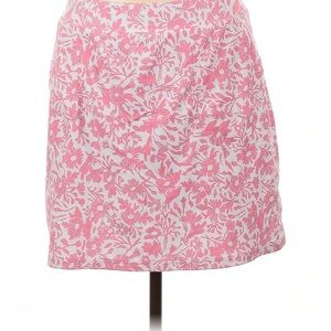 Croft and Barrow pink/white flowers summer skort good condition front pockets